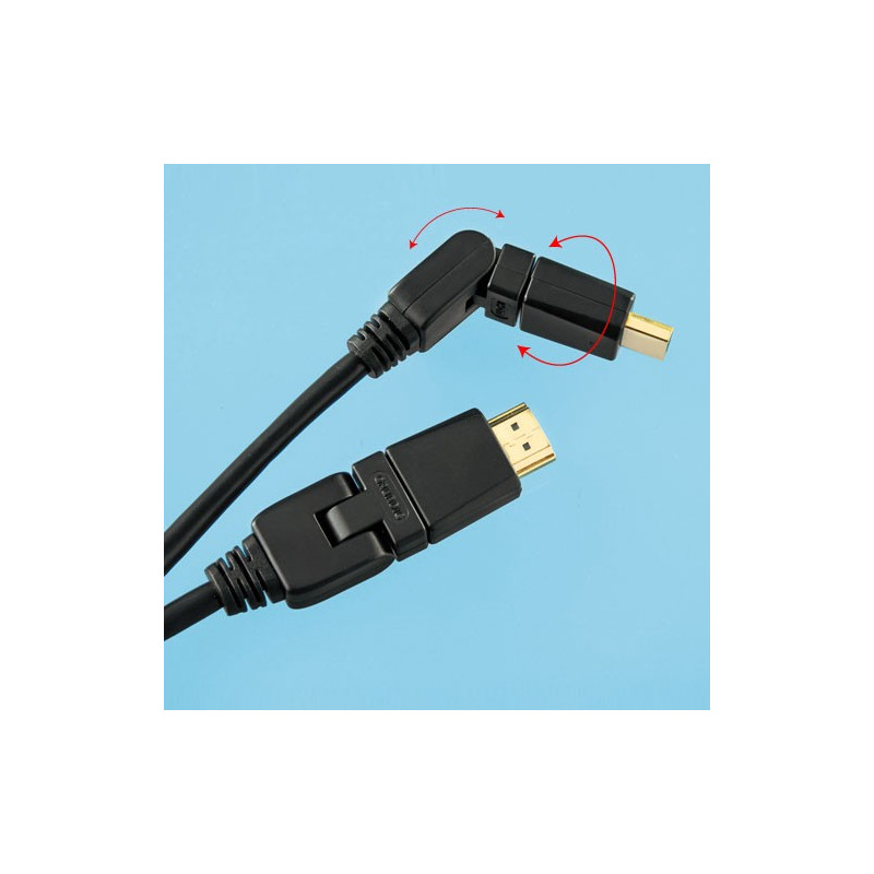 CÂBLE HDMI PIVOTANT