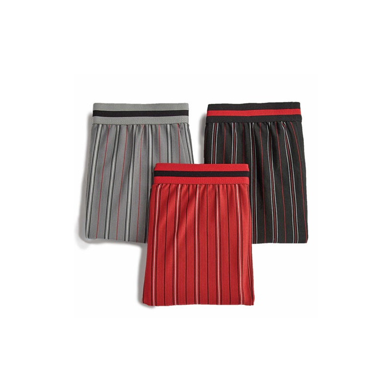 LES 3 SLIPS MICROFIBRE RAYÉS