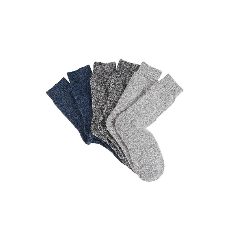 CHAUSSETTES LAINE BOUCLETTE - LES 3 PAIRES