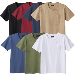 Semainier tee-shirts coton