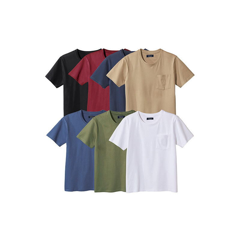 SEMAINIER TEE-SHIRTS COTON