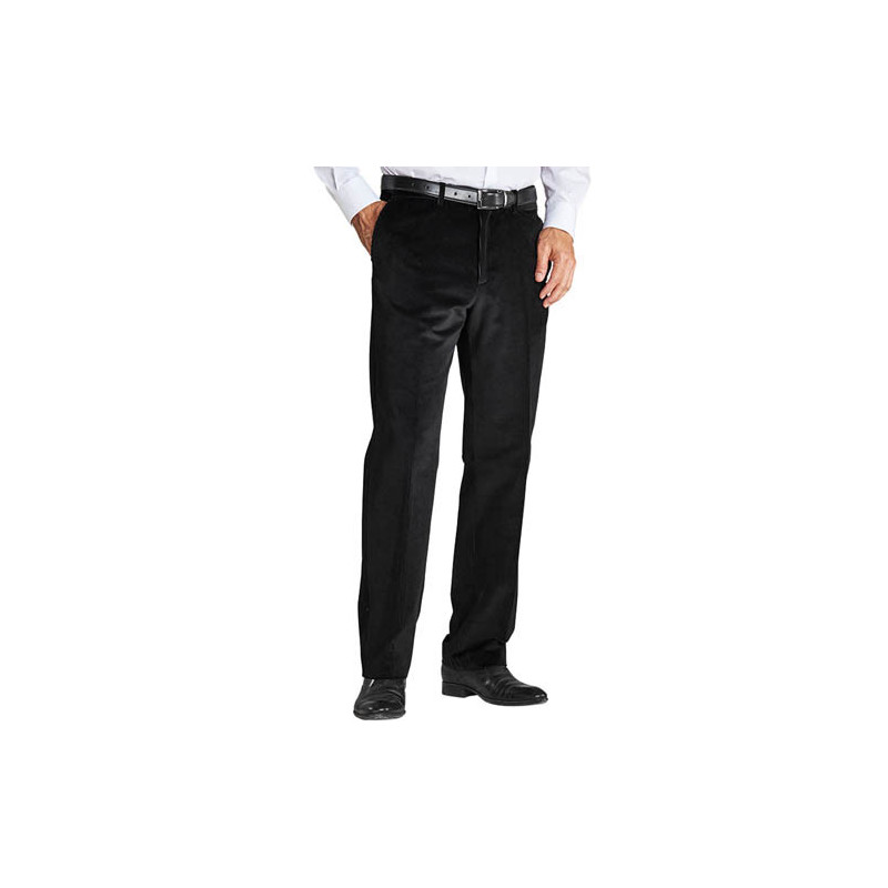 PANTALON VELOURS «SUR MESURE» - entrejambe 78 cm