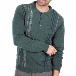 Pull-polo jacquard