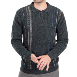 Pull-polo jacquard