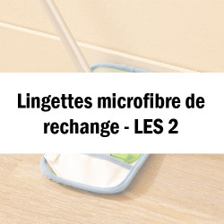 Les 2 lingettes microfibre...