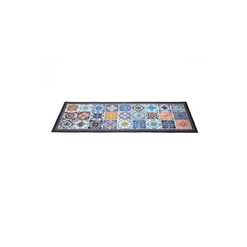 TAPIS « CARREAUX DE CIMENT » 50 x 140 CM