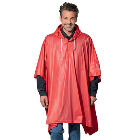 PONCHO DE PLUIE ROUGE