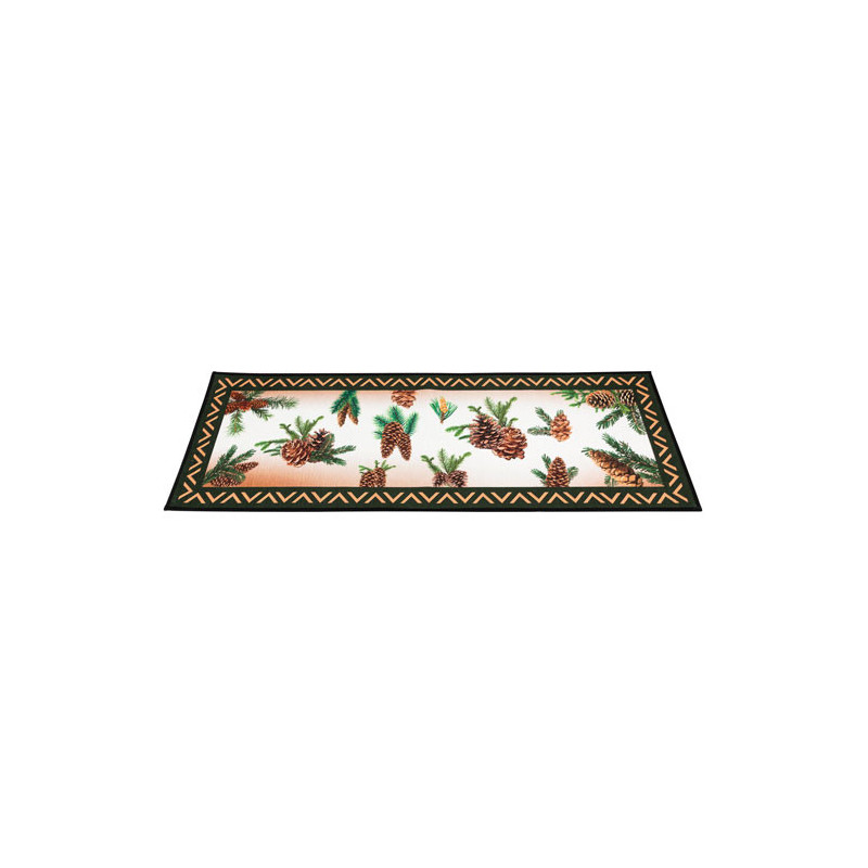 TAPIS POMMES DE PIN (50 x 150 cm)