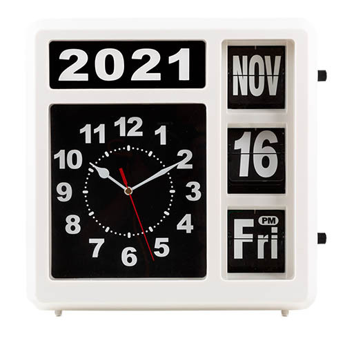 HORLOGE GÉANTE À CALENDRIER