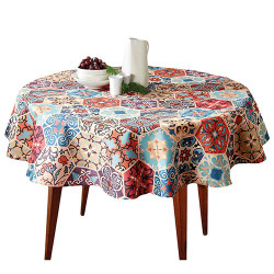 NAPPE ANTITACHE TALAVERAS RONDE (Ø 140 cm)