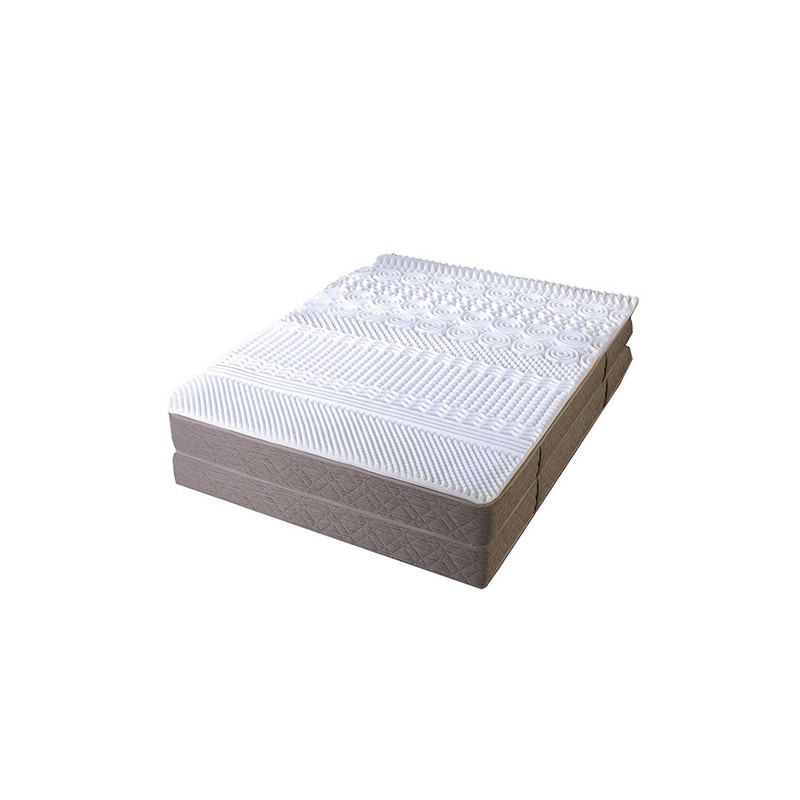 SURMATELAS CONFORT 10 ZONES 2 PLACES (140 x 190 CM)