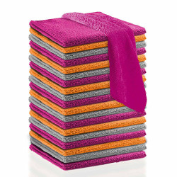 Les 20 lingettes microfibre...