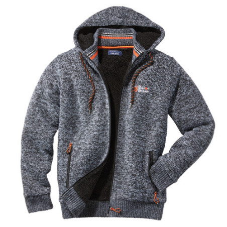 BLOUSON ZIPPÉ À CAPUCHE