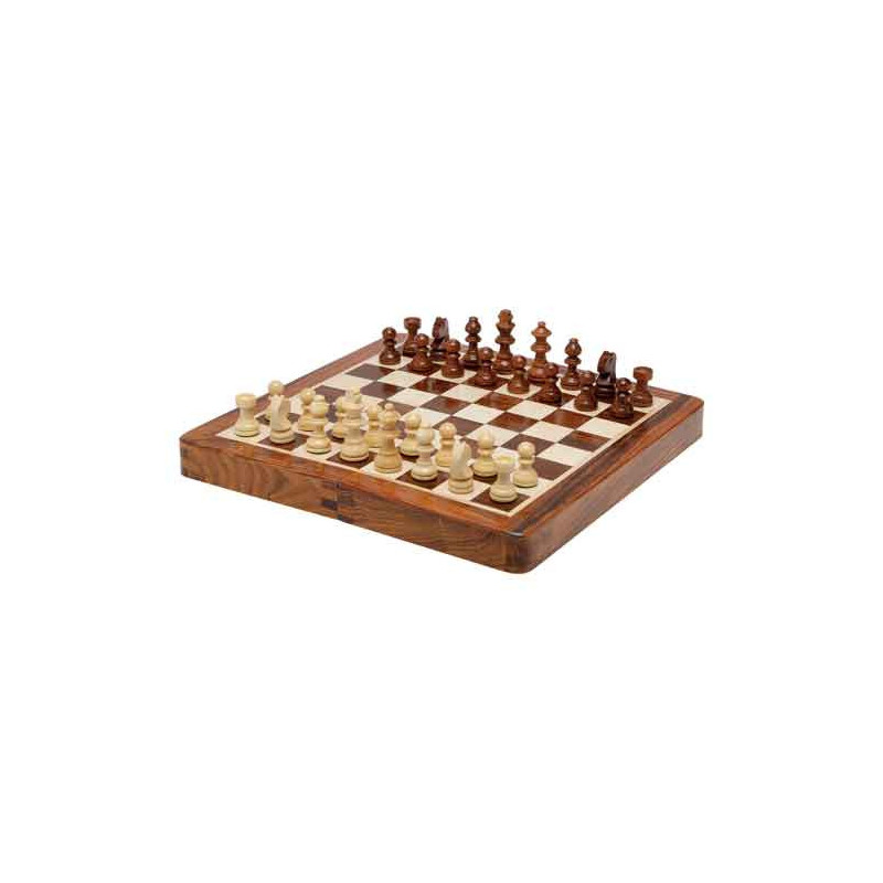 Jeu d'echecs magnetique et pliant