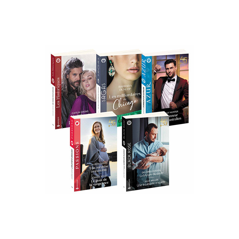 5 Livres Harlequin